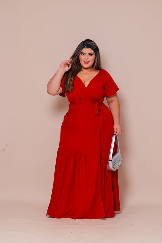 Vestido Sara Terracota